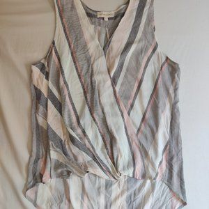 Faux Wrap Sleeveless Top {BUNDLE 3 for -30%}